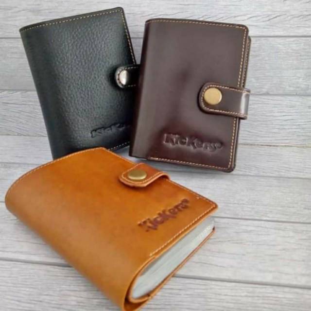 Dompet Kartu Kulit Asli DKM010 - Dompet Kartu Pria wanita - Dompet Kickers kartu Kredit