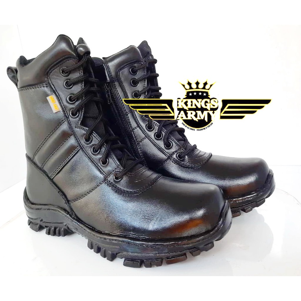 Sepatu PDL Kulit Asli Sapi Merk Kings Army Type KA-08