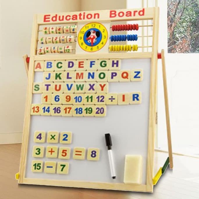 

Learning Education Board - Mainan Edukasi Papan Belajar Angka Huruf - small