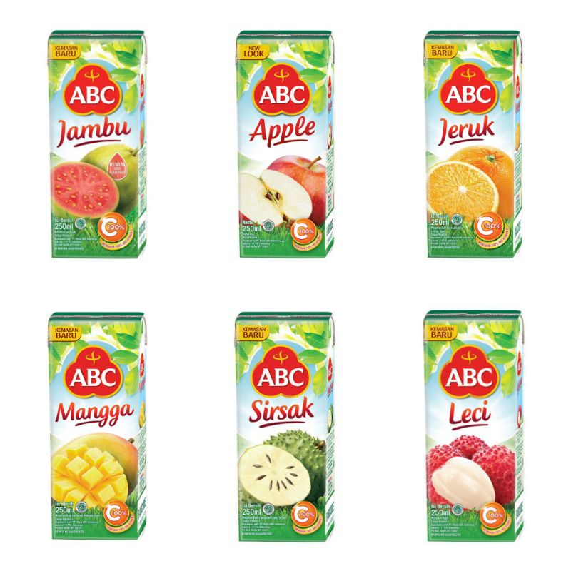 ABC Minuman Sari Buah 250ml /centraltrenggalek