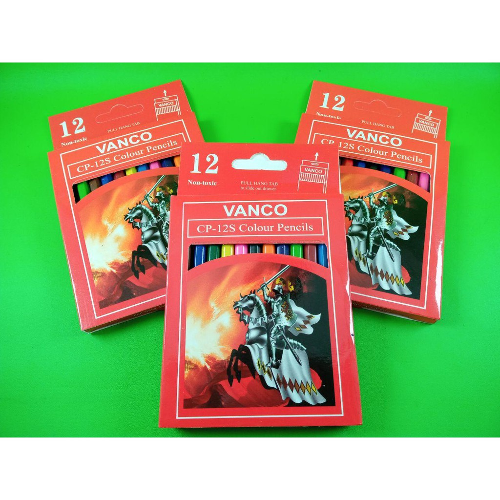 

PENSIL WARNA VANCO 12 PENDEK