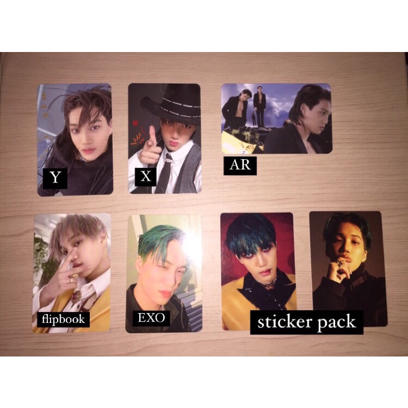 Photocard PC Kai EXO Obsession Mmmh