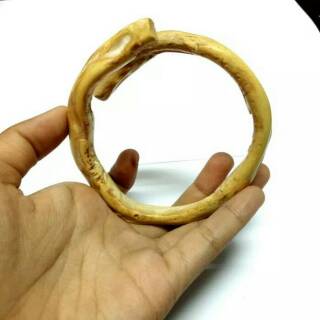  Gelang  akar bahar  putih jumbo gelang  ori  akar bahar  