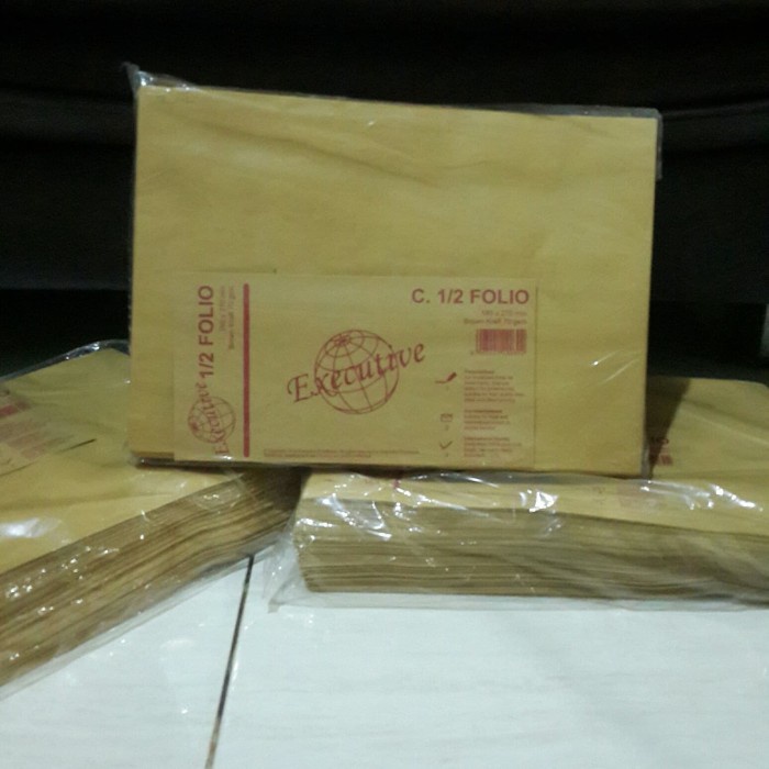 

Produk Amplop Coklat Executive C. 1/2 Folio ( 185 X 270 Mm ) Isi 100 Bagus