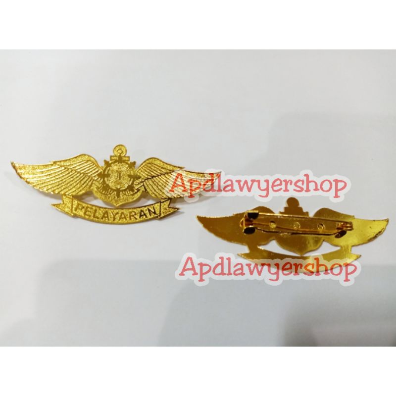Wing PELAYARAN Wings PELAYARAN Pin PELAYARAN kuningan peniti
