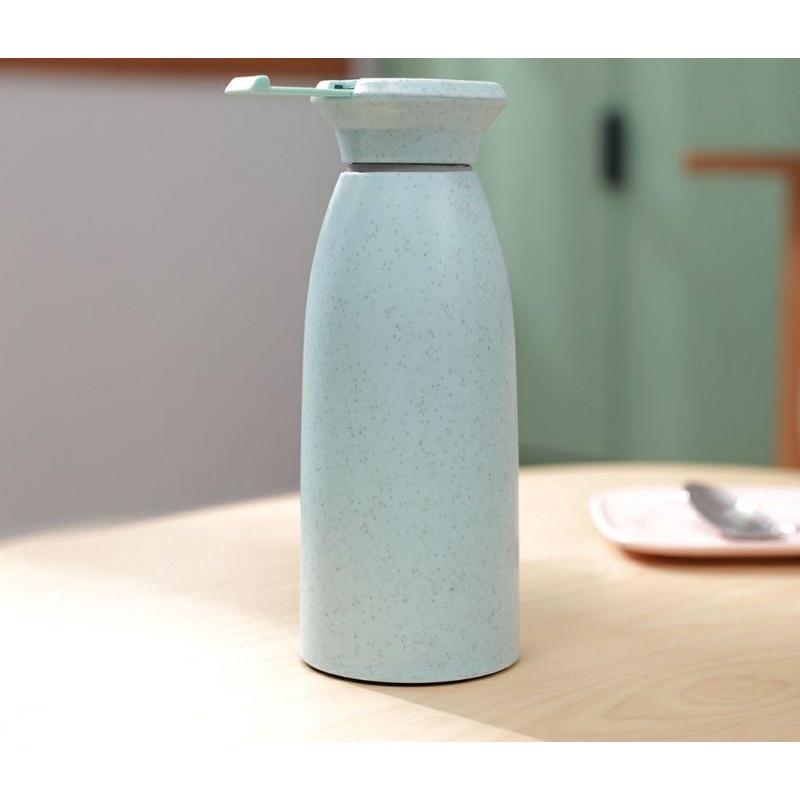 MINISO botol Kaca 350 ML botol air minum portable jerami gandum.