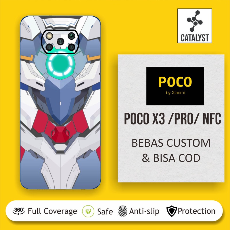 Garskin Skin Fullbody POCO X3 PRO NFC GUNDAM BISA CUSTOM - KODE 2194