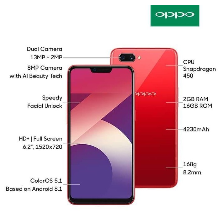 Harga Heboh Termurah Flash Sale Oppo A3s Ram 2 16gb Garansi Resmi Oppo 1 Tahun Merah Pl343 Shopee Indonesia