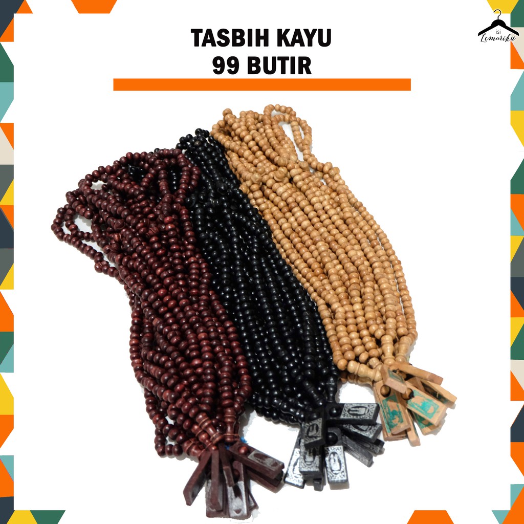 Tasbih Kayu 99 Butir