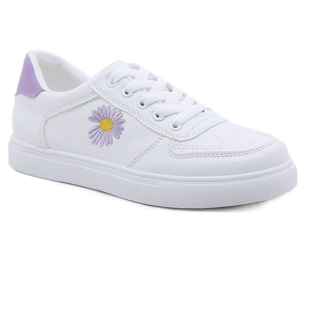 PVN Dalmi Sepatu Sneakers Wanita Sport Shoes Putih 000-Daisy Lilac