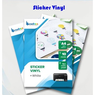 Kertas Sticker Vinyl A4 Inkjet / Stiker Vinil / Vynil