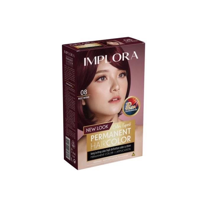 (CYBER) COD TERBARU Implora New Permanent Hair Color/Pewarna Rambut Natural Looks Original