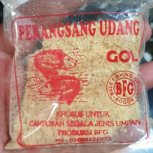 CAMPURAN UMPAN IKAN MAS PERANGSANG UDANG