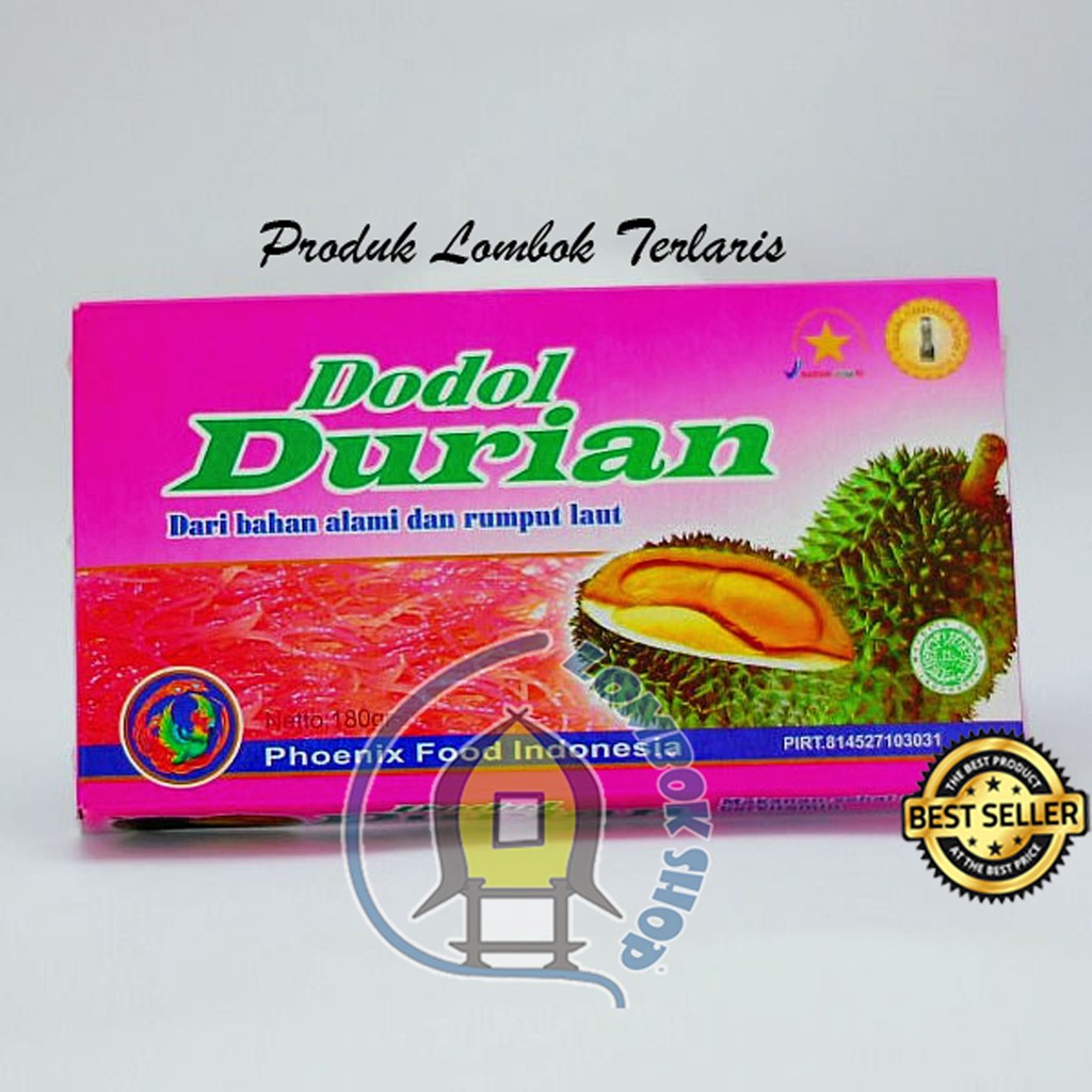 

Dodol Rumput Laut Rasa Durian Khas Lombok 160 Gram