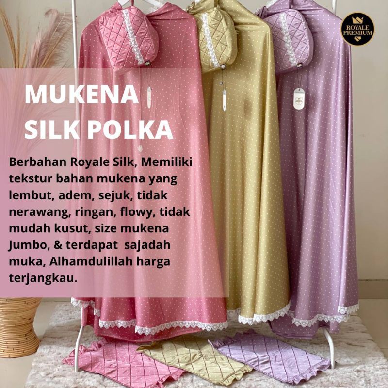 MUKENA SILK POLKA | LIMITED EDITION | MUKENA POLKADOT
