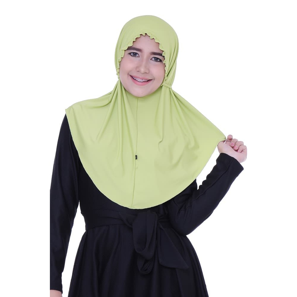 PABRIK HIJAB - Hijab/ Jilbab/ Kerudung Instan Serut Tanpa Pad Delonix
