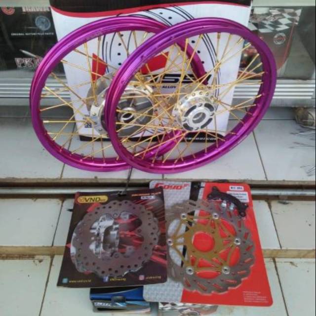 Velg ninja r atau ninja rr ring v rossi uk 140/160x17