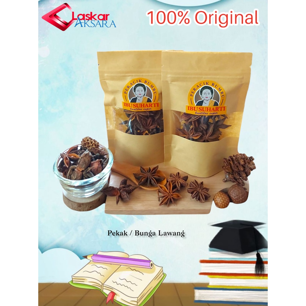 

Rempah Pekak Bunga Lawang Kering Bumbu - Ibu Suharti // Premium