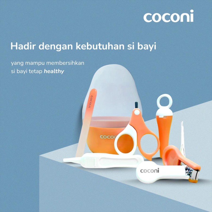 Coconi Baby Hygiene Care Kit 5in1 / Gunting Kuku Bayi Set