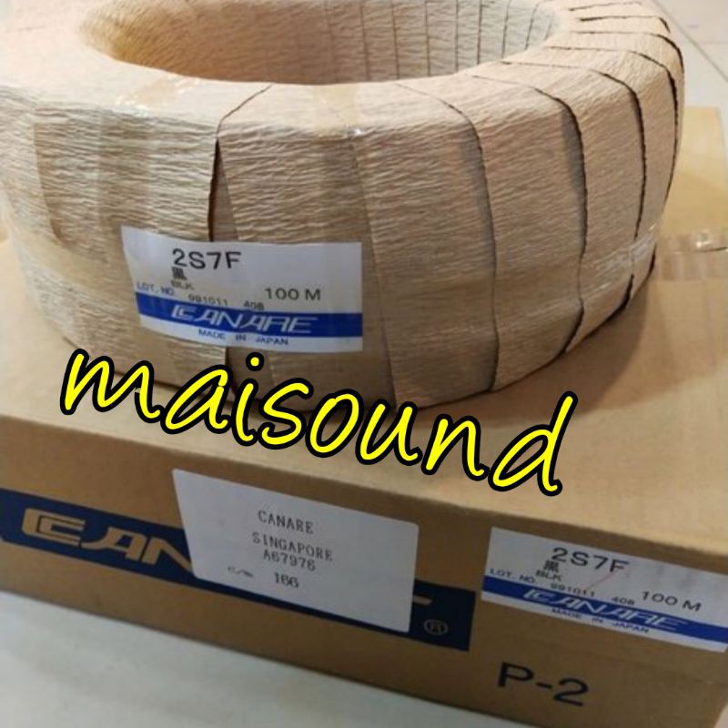 KABEL AUDIO CANARE 2S7F 100M ORIGINAL MADE IN JAPAN CANARE 2S7F 100 M