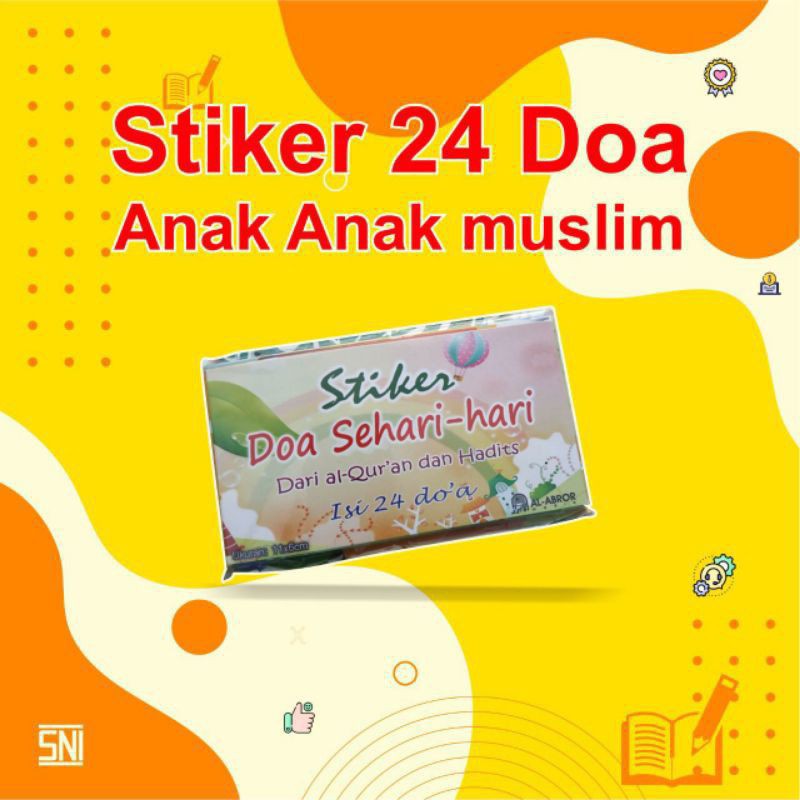 

Stiker Doa Lengkap 24 Stiker Mainan Anak Edukasi Anak