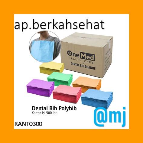 DENTAL BIB PER PAK ISI 125 LEMBAR WARNA UNGU