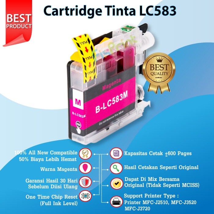 Cartridge Tinta Compatible HP 685 Black Printer 4615 4625 3525 5525