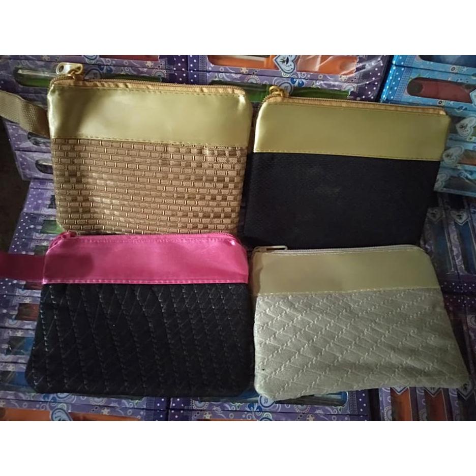 Suvenir Pernikahan Dompet /Pouch Jok Kecil Polos { 50 Pcs }Bonus Kartu Ucapan Terima Kasih