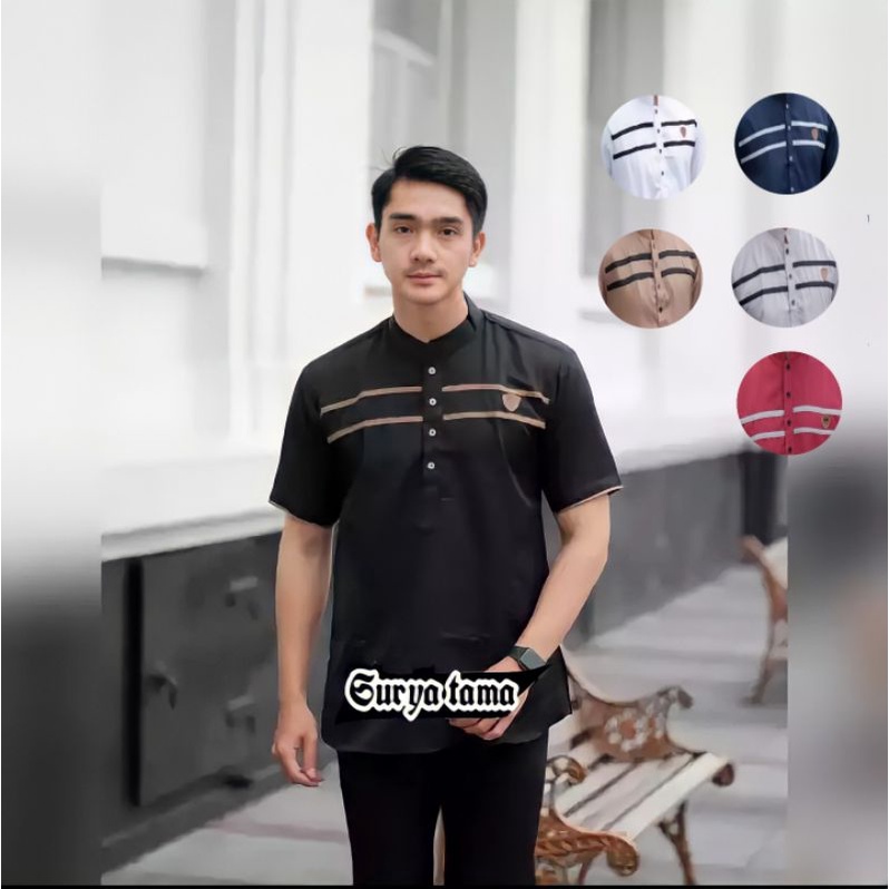 Baju Koko Pakain Muslim Pria Dua Saku Kiri Kanan terbaru 2022