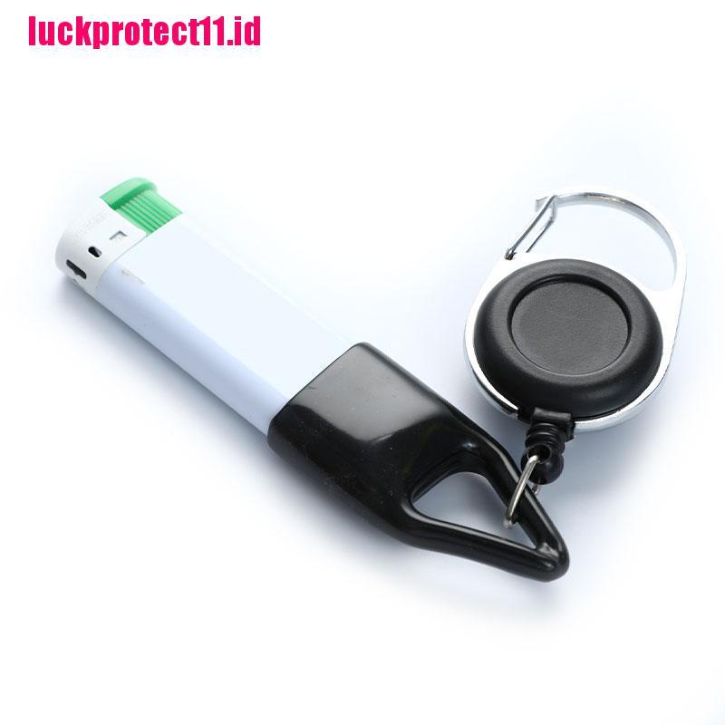 (LUCK11) Stiker Silikon Holder Kunci / Lighter Rokok Retractable