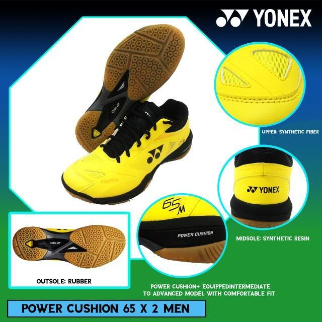 Sepatu Yonex Orignal SHB 65 X 2 Men Kuning