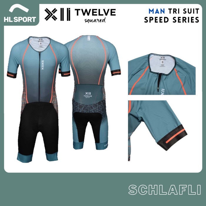 Twelve Squared Trisuit Tri Triathlon Suit SPEED Series - MAN