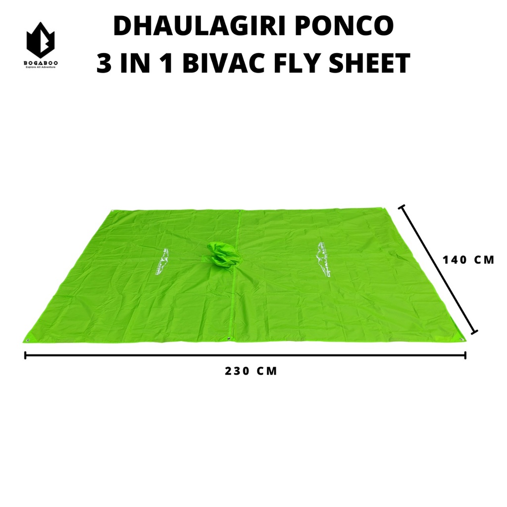 Ponco Dhaulagiri 3 in 1 - Bivak - Raincoat