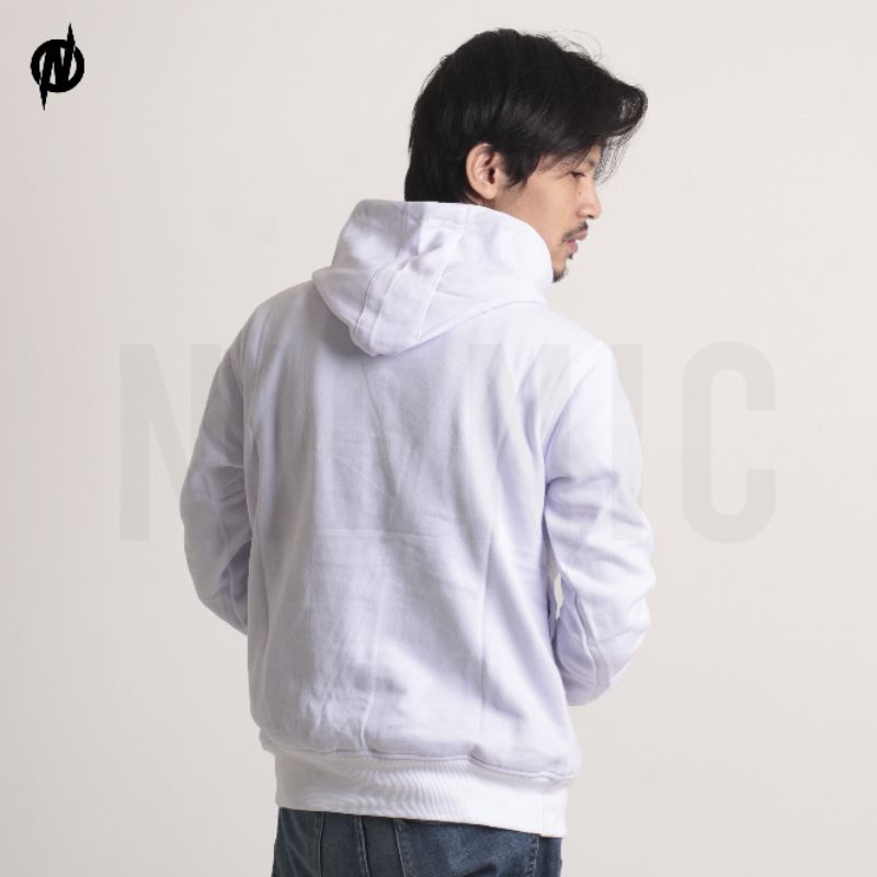 Sweater Hoodie Koi White Pria Wanita Original Nionic Kualitas Premium