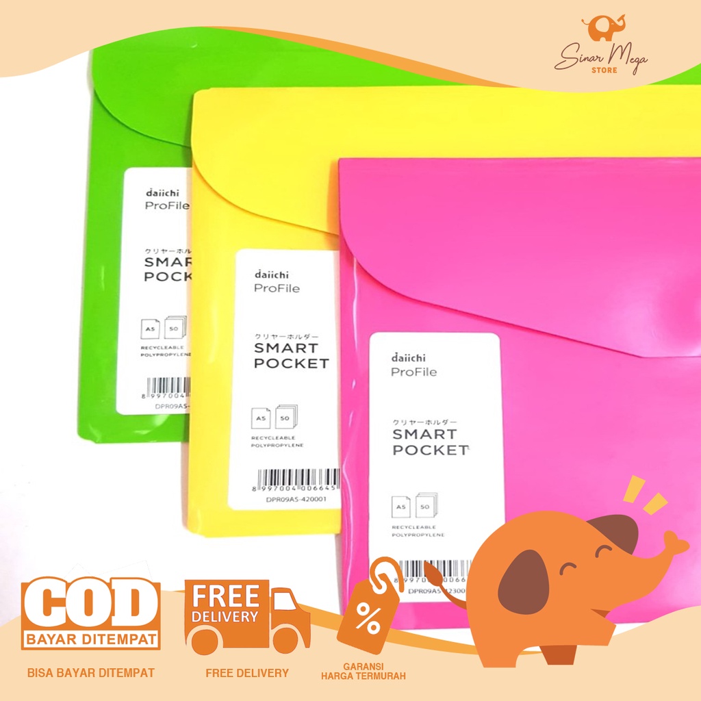 

Daiichi Smart Pocket A4 DPR09A4 / Map Tempat Dokumen A4 Berkualitas