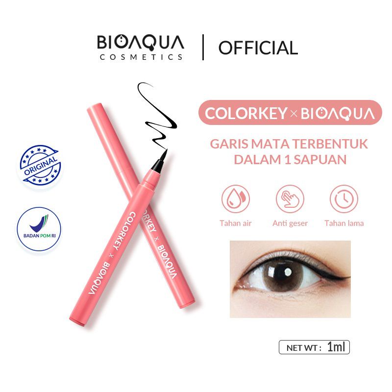 Colorkey X Bioaqua  Intense Pen Liner Waterproof Eyeliner