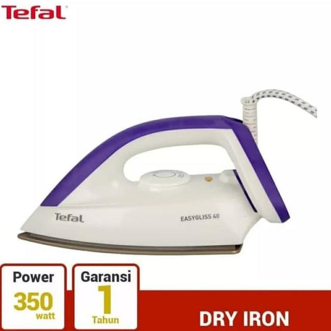 Setrika Listrik / Tefal Easygliss Dry Iron FS4040