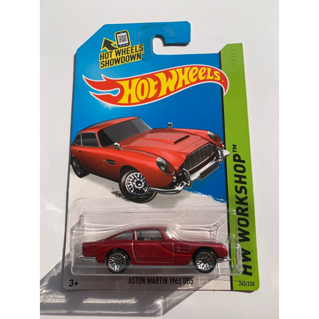 HOT WHEELS HOTWHEELS ASTON MARTIN 1963 DB 5 MERAH HW WORKSHOP DIECAST MOBIL MURAH LANGKA ORIGINAL