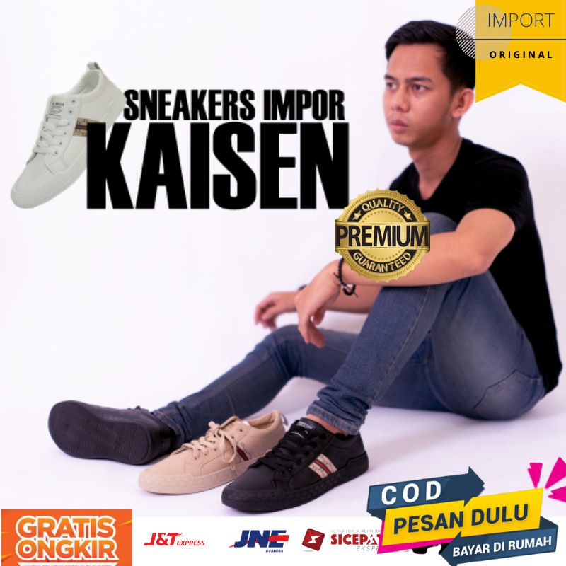 Sepatu Sneaker Kaisen Sneaker Import Pria Casual Import Murah Keren Berkualitas Original Kekinian