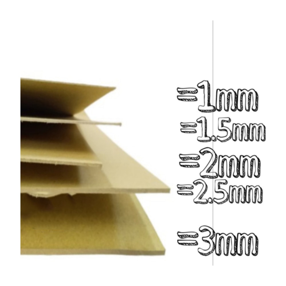 Karton Kuning - Yellow Board Tebal 3mm ukuran A4 No. 30T