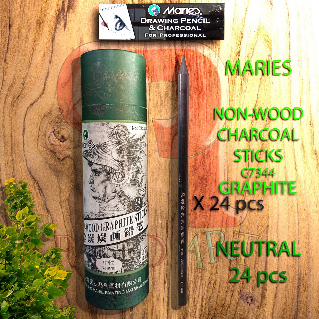 

Maries Non-Wood Graphite Pencil/Pensil Graphit/Pensil Gambar/Pensil