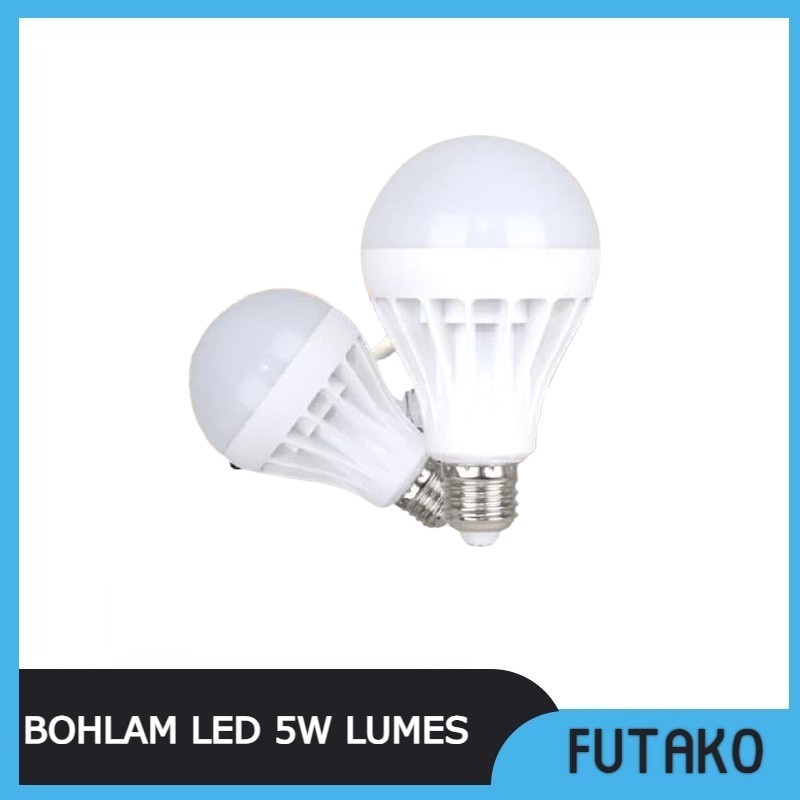 FUTAKO Lampu Bohlam LED 5 WATT 6500K 270 Lumes