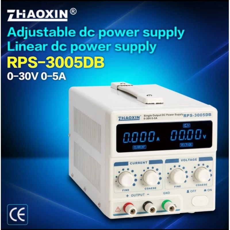 DC Power Supply Zhaoxin RPS3005DB PSU Zhaoxin Rps 3005DB Power Supply Zaoxhin RPS 3005DB termurah