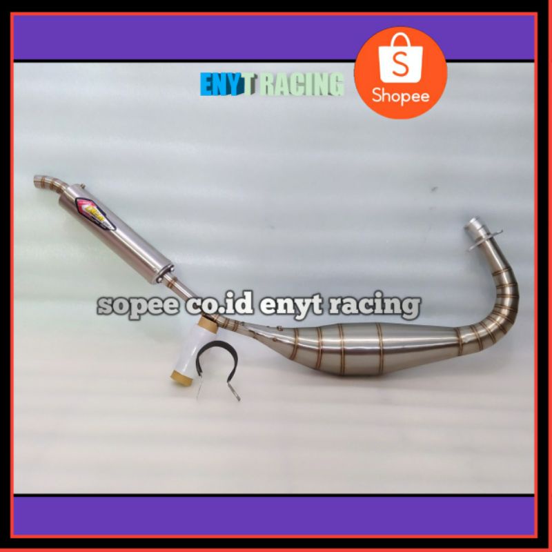 Knalpot Rx king RX special. PDK Repsol stenlis cream-pie