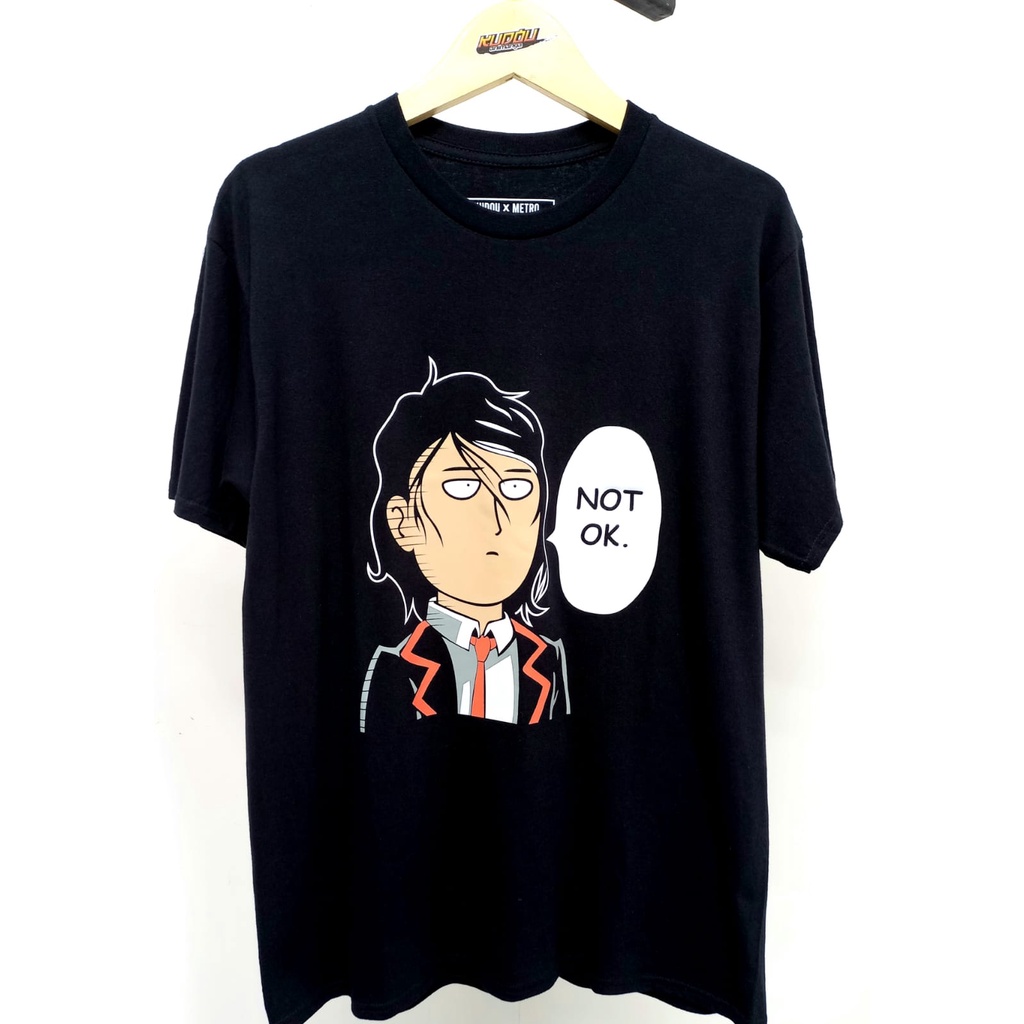 Kaos Saitama NOT OK One Punch Man Anime Manga Premium Unisex