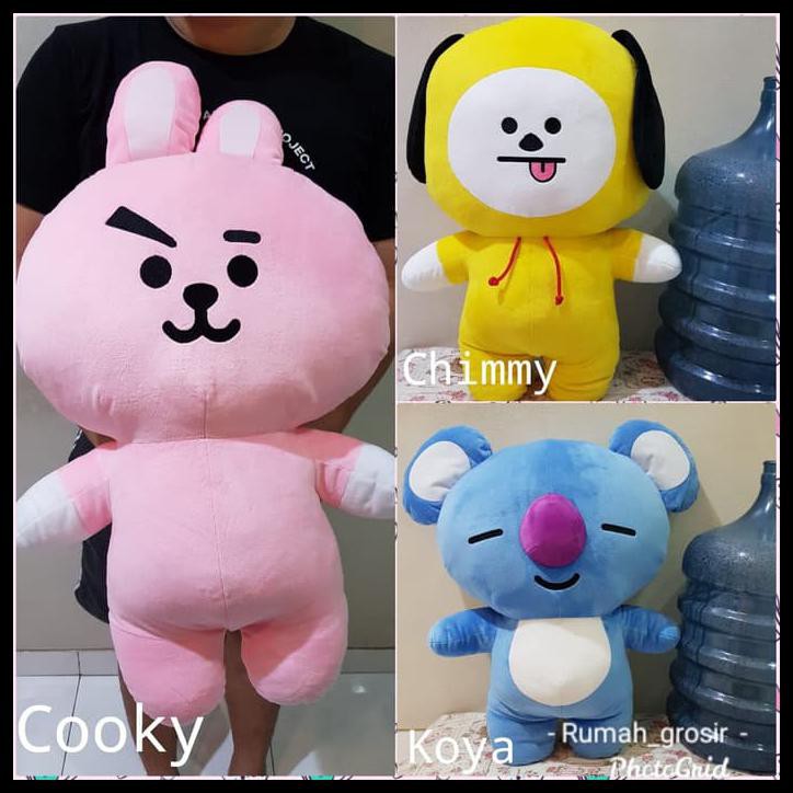 Boneka Bt21 Bts Ukuran Jumbo Unofficial Cooky Chimmy Koya
