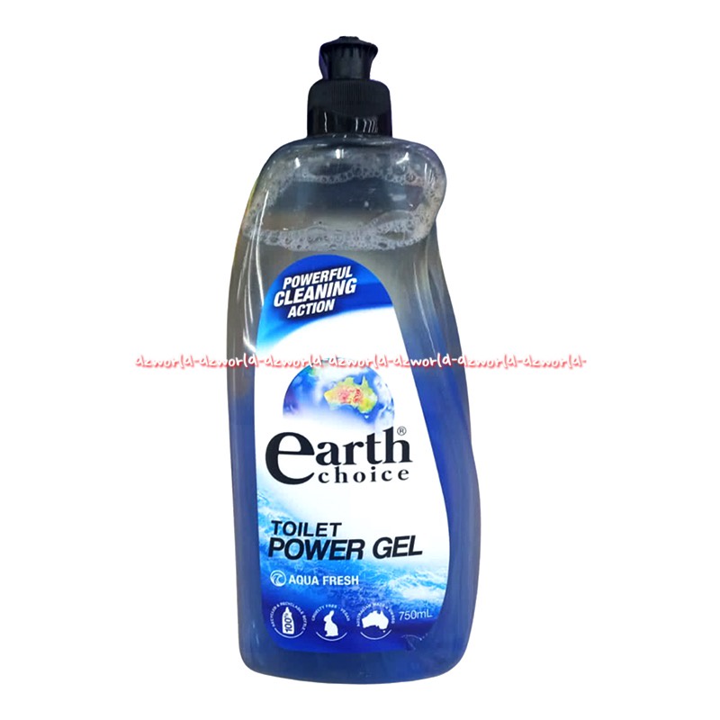 Earth Choice Toilet Power Gel 750ml Aqua Fresh Cleaner Earthchoice Pembersih Toilet Powerful Cleaning Action Cairan Pembersih Wc Kamar Mandi Toilet 750 ml Eart Coice