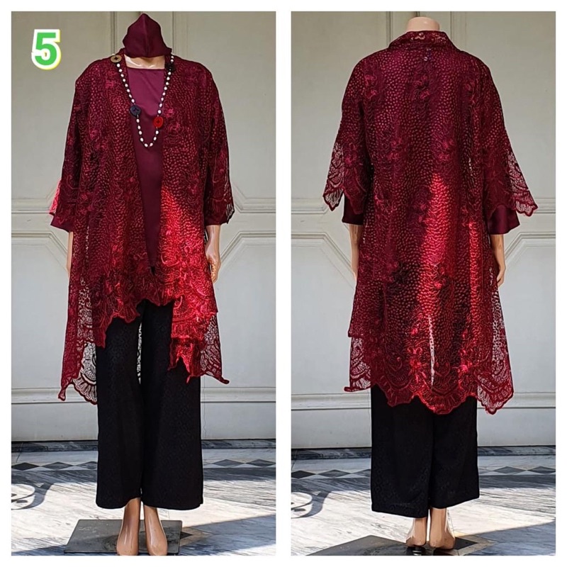 cardigan brukat mewah