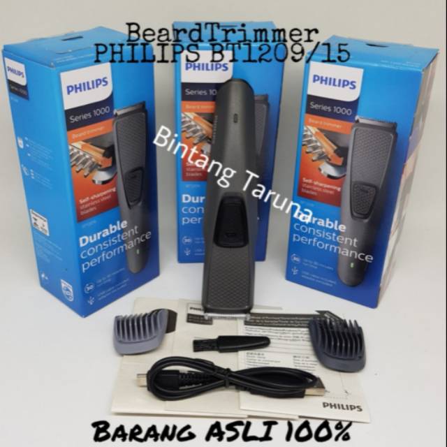 BeardTrimmer Philips BT1209 Alat Cukur Jenggot Philips BT1209/15