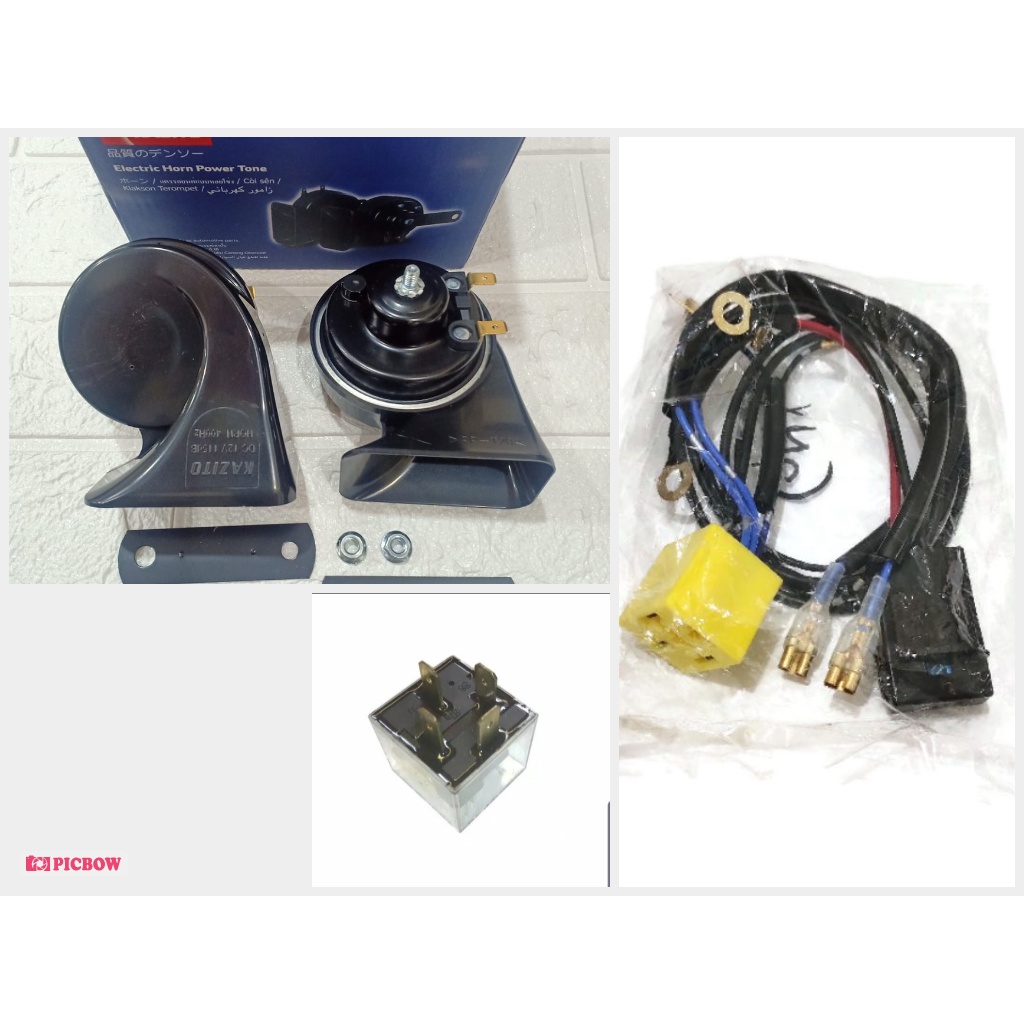 klakson keong model denso suara alphard 2pc